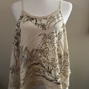 Miss Me Adjustable Straps Oversized Top Shirt